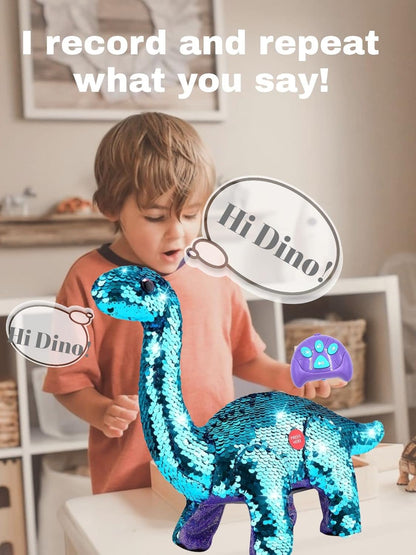 Jouets de dinosaures amusants, cadeaux pour les enfants de 3, 4, 5, 6, 7, 8, 9 ans, simulation de parole et de chant, rugissement Geräusche