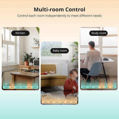 Thermostatique SONOFF ZigBee 3.0, 1 pièce, reconnaissance de fenêtre, compatible avec Alexa/Google Home, hub Zigbee requis