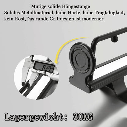 ZYFA Ausziehbare Kleiderstange zum Herausziehen,Schrank deckenmontage,Garderobenauszug Verstellbarer Kleiderschrank,Kleiderbügel Auszie,Kleiderbügelhalter Kleiderbügelauszug ausziehbar