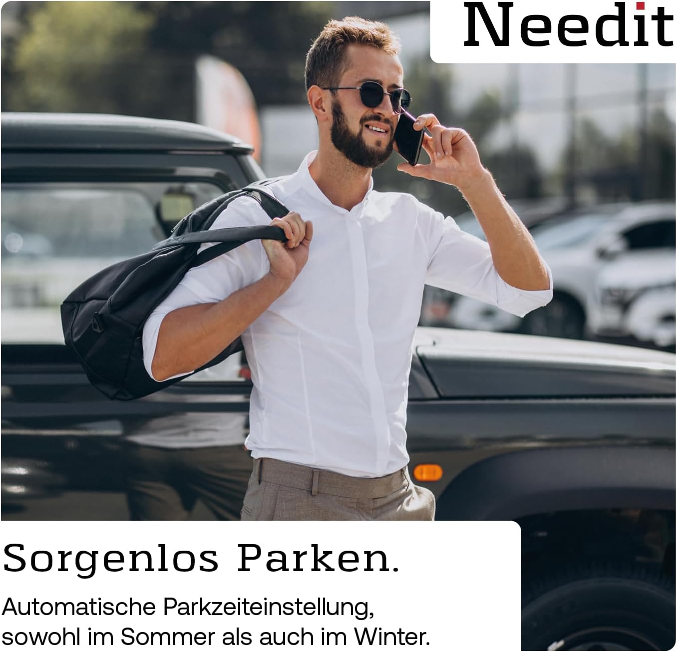 Park Lite Elektronische Parkscheibe Digitale Parkuhr Mini zugelassen von Needit