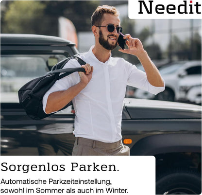 Park Lite Elektronische Parkscheibe Digitale Parkuhr Mini zugelassen von Needit