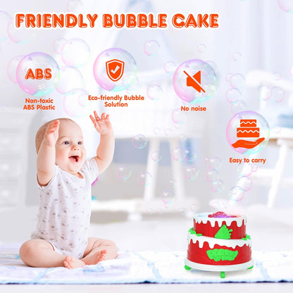 AVIALOGIC Seifenblasenmaschine für Kinder im Innen- und Außenbereich, automatisches Seifenblasen-Maker-Gebläse, Spielzeug für Kleinkinder, Jungen, Mädchen, Babys, Geburtstagsgeschenke, Hochzeitsfeier, mit zwei Flaschen