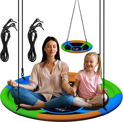 Interrupteur nid d'oiseau KESSER®, tout-terrain, réglable, diamètre 60 cm, capacité de charge jusqu'à 200 kg, pour dormir et les enfants, pour boire et conduire, plus grand