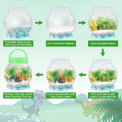 SLDALES DIY Dinosaurier-Nachtlicht