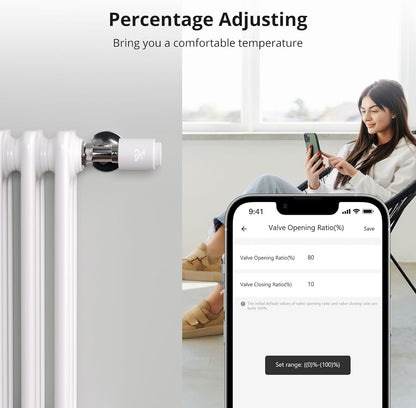 Thermostatique SONOFF ZigBee 3.0, 1 pièce, reconnaissance de fenêtre, compatible avec Alexa/Google Home, hub Zigbee requis