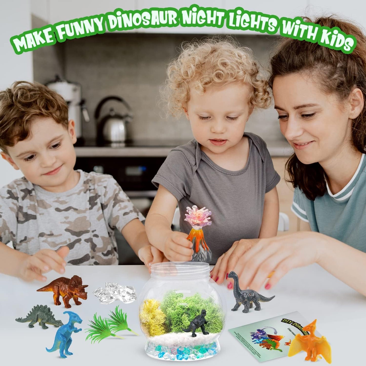 SLDALES DIY Dinosaurier-Nachtlicht