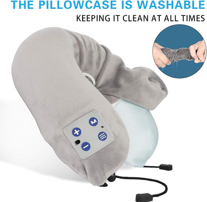 Appareil de massage du corps, BOMBOMDA Appareil de massage du corps intelligent avec fonction chauffante, appareil de massage électrique TENS-Puls – 9 modes, 15 intensités, utilisation à la maison, au bureau, en plein air, en voiture