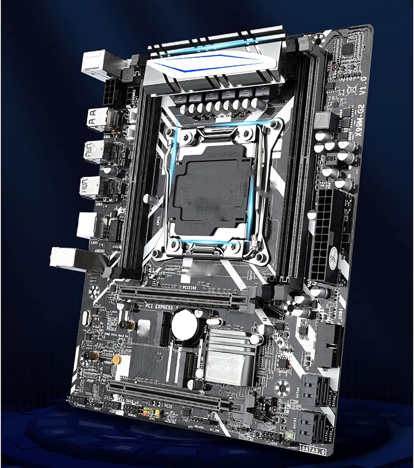 Motherboard Dual Kanäle NVME SSD M.2 WIFI-M2 USB 3.0 Unterstützung E5 2678V3 E5 2620V3 E5 2650V3 ZMZ X99 Gaming Motherboard