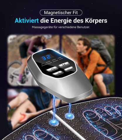 LOZLTX Neue Technik-Intelligente Impuls EMS-Fußmassagegerät【Mikrostrom-Nano-Penetration TENS/EMS-Dualmodus】Fußmassagegerät【Null-Verzögerungsreaktion-TÜV Rheinland-zertifiziert】Durchblutungsstimulator