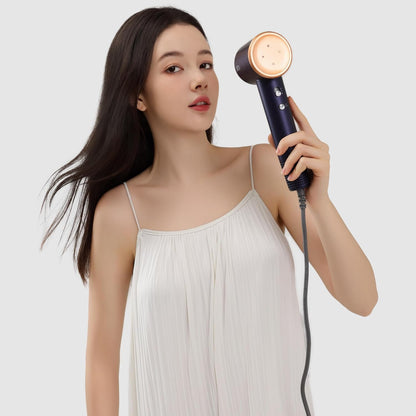 AINA Haartrockner mit Diffusor, Föhn für Frauen Blau