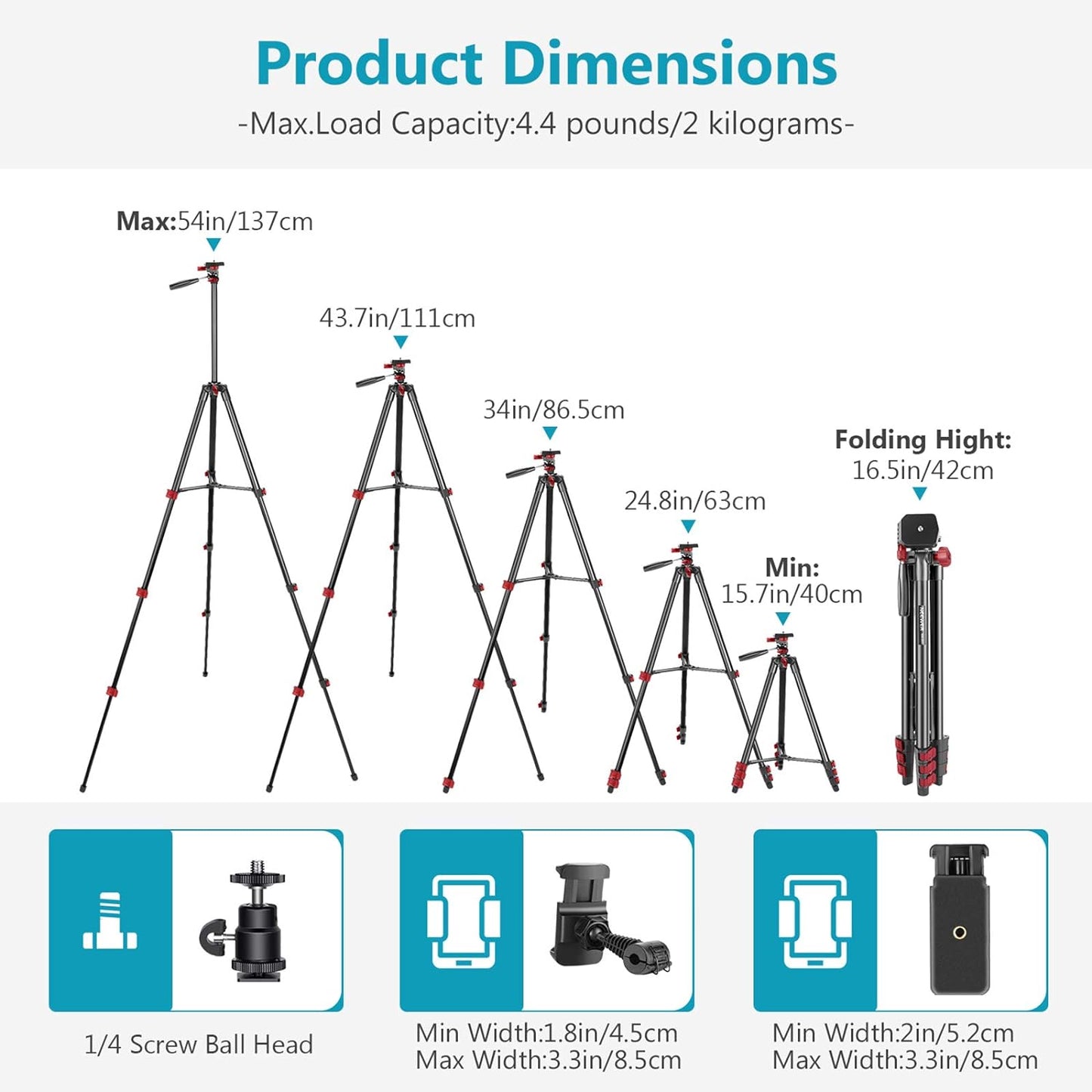 Neewer Anneau Lumineux LED 25,4 cm, Anneau Lumineux Selfie avec Support Statique, 3 Modes d'Éclairage, Anneau Lumineux à Intensité Variable avec Support Statique de 137,2 cm et Support Téléphone pour Streaming en Direct, Maquillage, Blog Vidéo YouTube