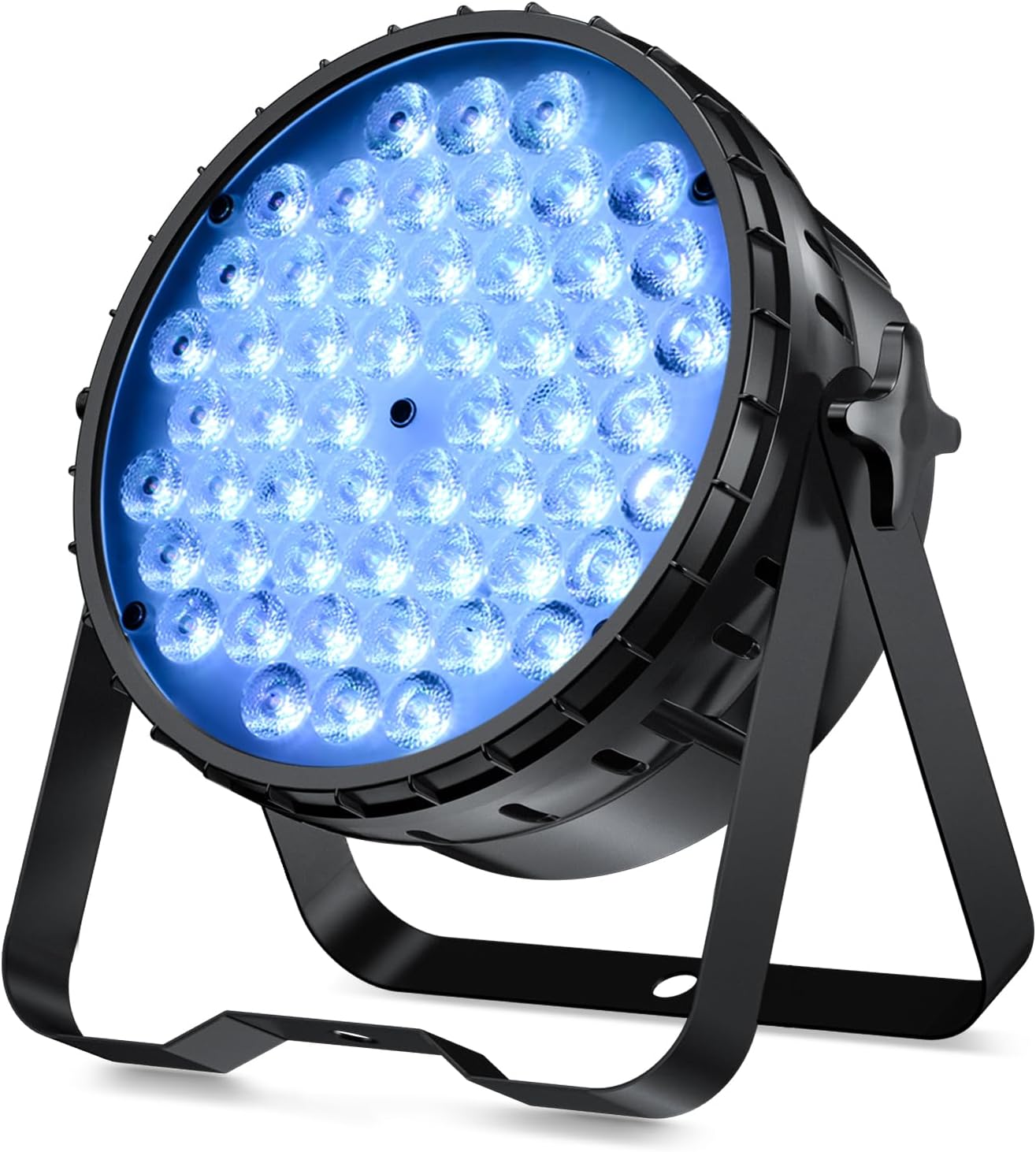 BETOPPER LED Par Strahler 54x3W LED Bühnenlicht mit Auto/Musikgesteuert/DMX512, Partylicht RGB 3-in-1 7 Farbe Bühnenbeleuchtung, LED Par Licht für Hochzeit Club Bar Konzertbars Show Party [Energieklasse F]