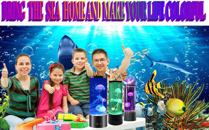 Lampe d'ambiance Aquarium Quallen - 16 options de vie avec télécommande - Options USB/batterie - Décoration passionnante pour la maison, le bureau, la maison et l'extérieur - Cadeau unique pour enfants et adultes
