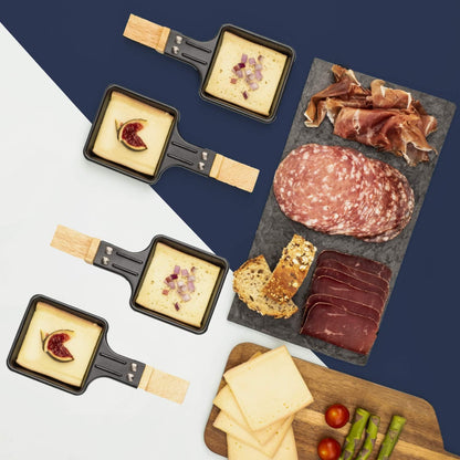 WOD6 Multifunktions-Raclette und Stein für 6 Personen