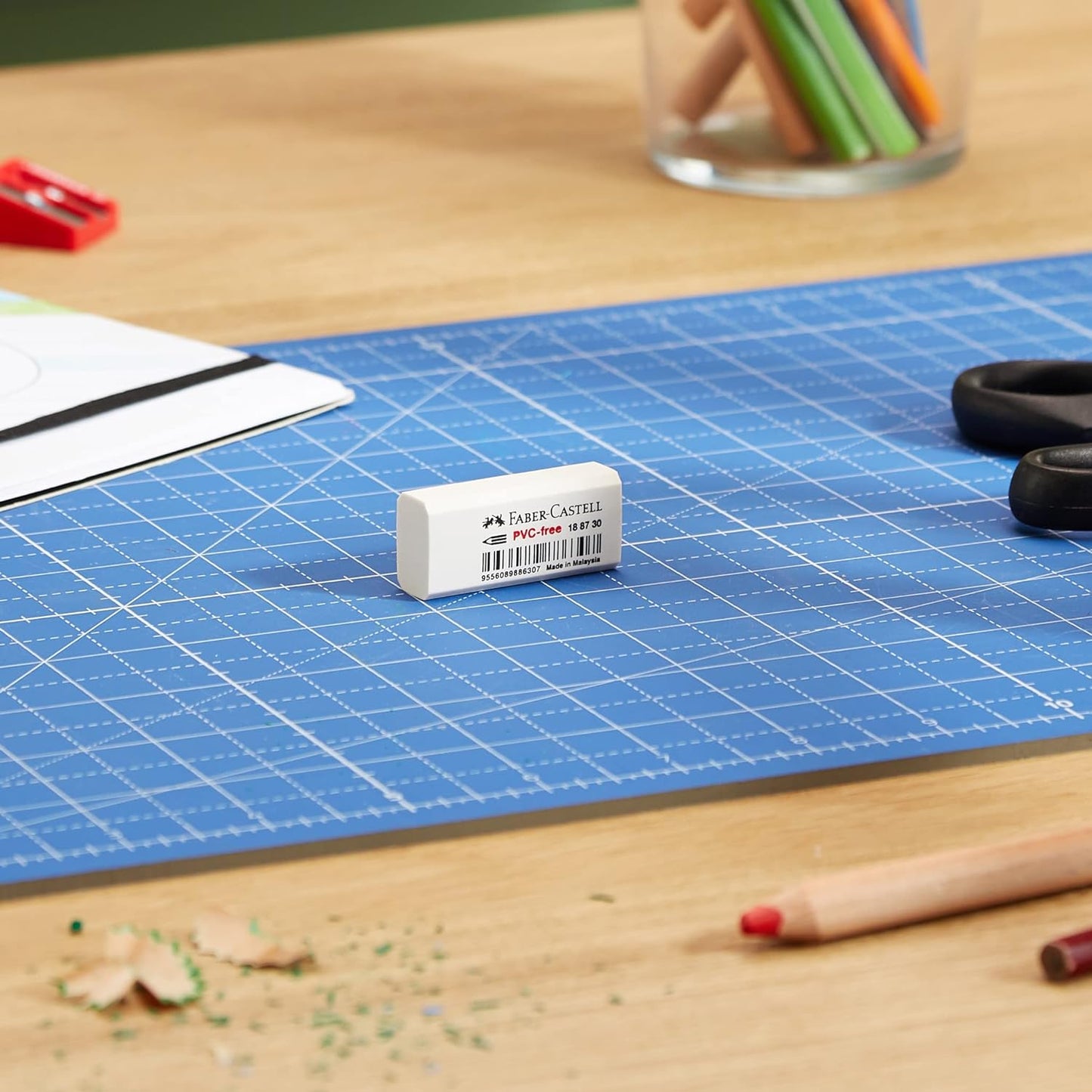Faber-Castell Radierer Kunststoff 7086-30 188730 Gomme PVC Gratuit