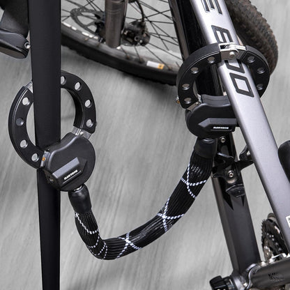 BIGLUFU Elektrorollerschloss - Hochsicheres, diebstahlsicheres Handschellenschloss für Elektromotorräder, Mountainbikes und Rennräder