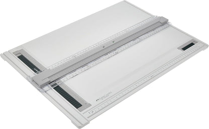 FABER-CASTELL 171273 - Zeichenplatte A3 TK-SYSTEM, avec Führungsnuten et Zirkelabgriffskala