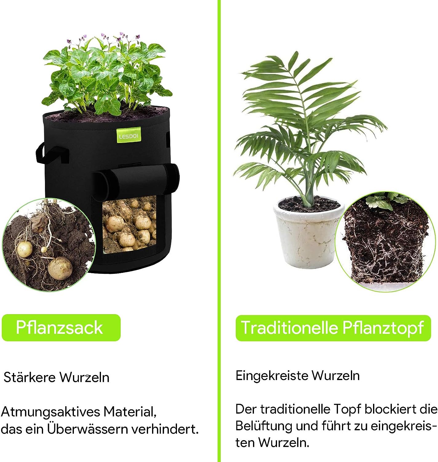 Grow Bags Black