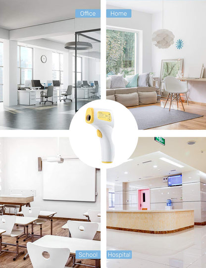 CocoBear Stirnthermometer, Infrarot-Thermometer, digitales Thermometer für Baby, Kinder und Erwachsene, professionelles medizinisches Infrarot-Thermometer für den Körper