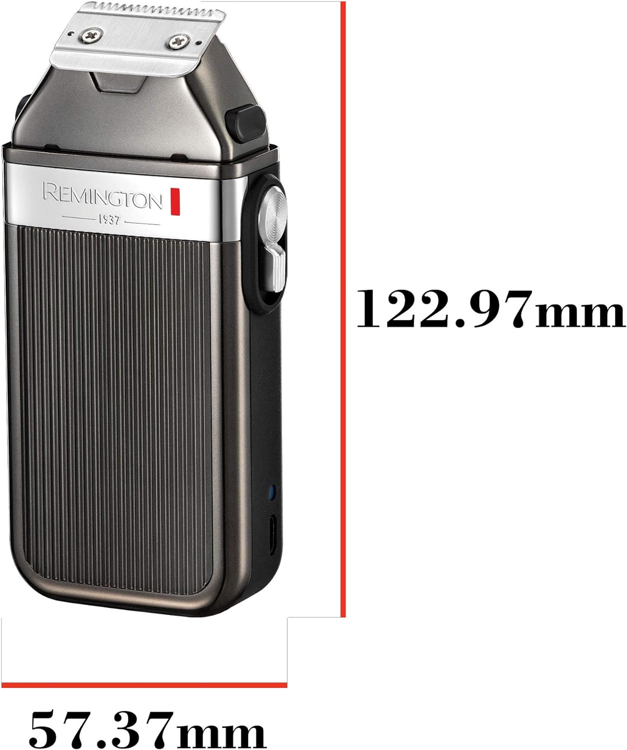 Remington Heritage MB9100 Barttrimmer Herren Retro Design Haarschneidemaschine Bartschneider hochwertige Edelstahlklingen, USB-Ladefunktion, 8 Aufsteckkämme (1.5-15mm), Netz-/Akkubetrieb