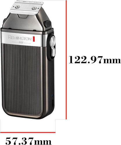 Remington Heritage MB9100 Barttrimmer Herren Retro Design Haarschneidemaschine Bartschneider hochwertige Edelstahlklingen, USB-Ladefunktion, 8 Aufsteckkämme (1.5-15mm), Netz-/Akkubetrieb