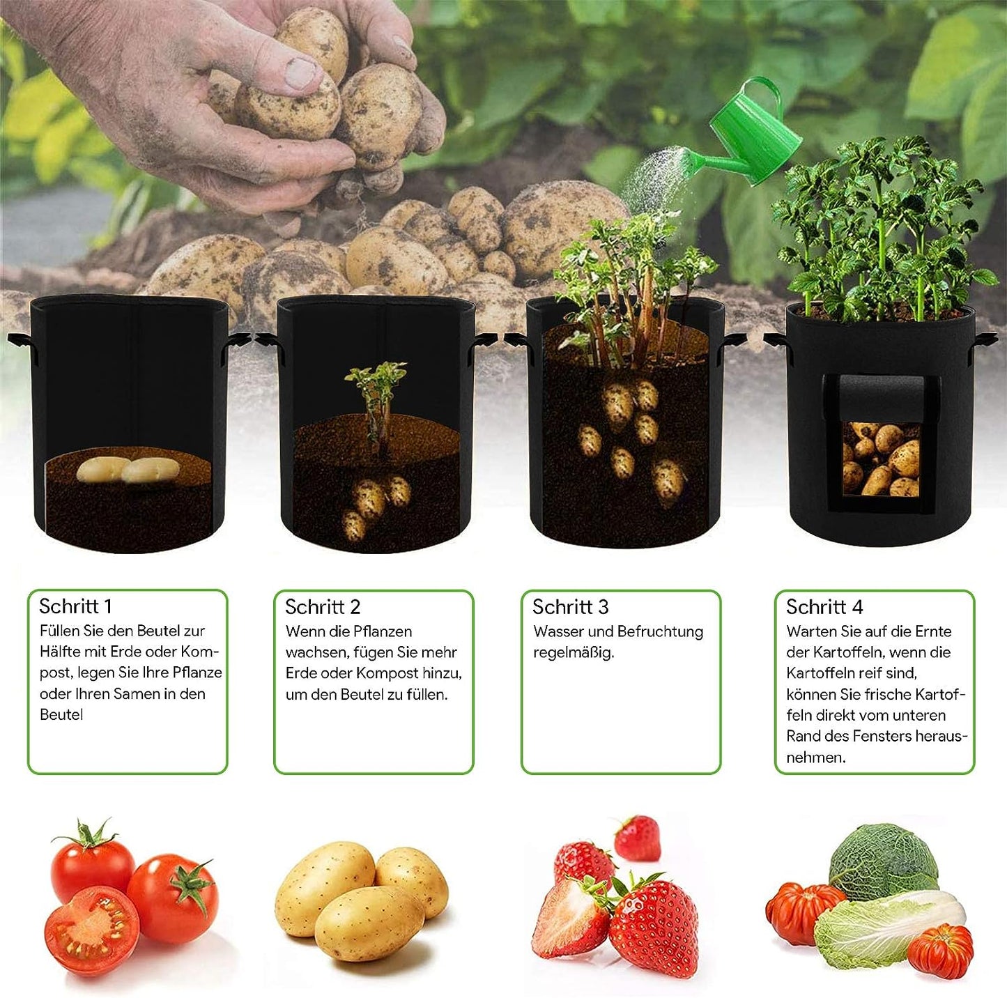 Grow Bags Black