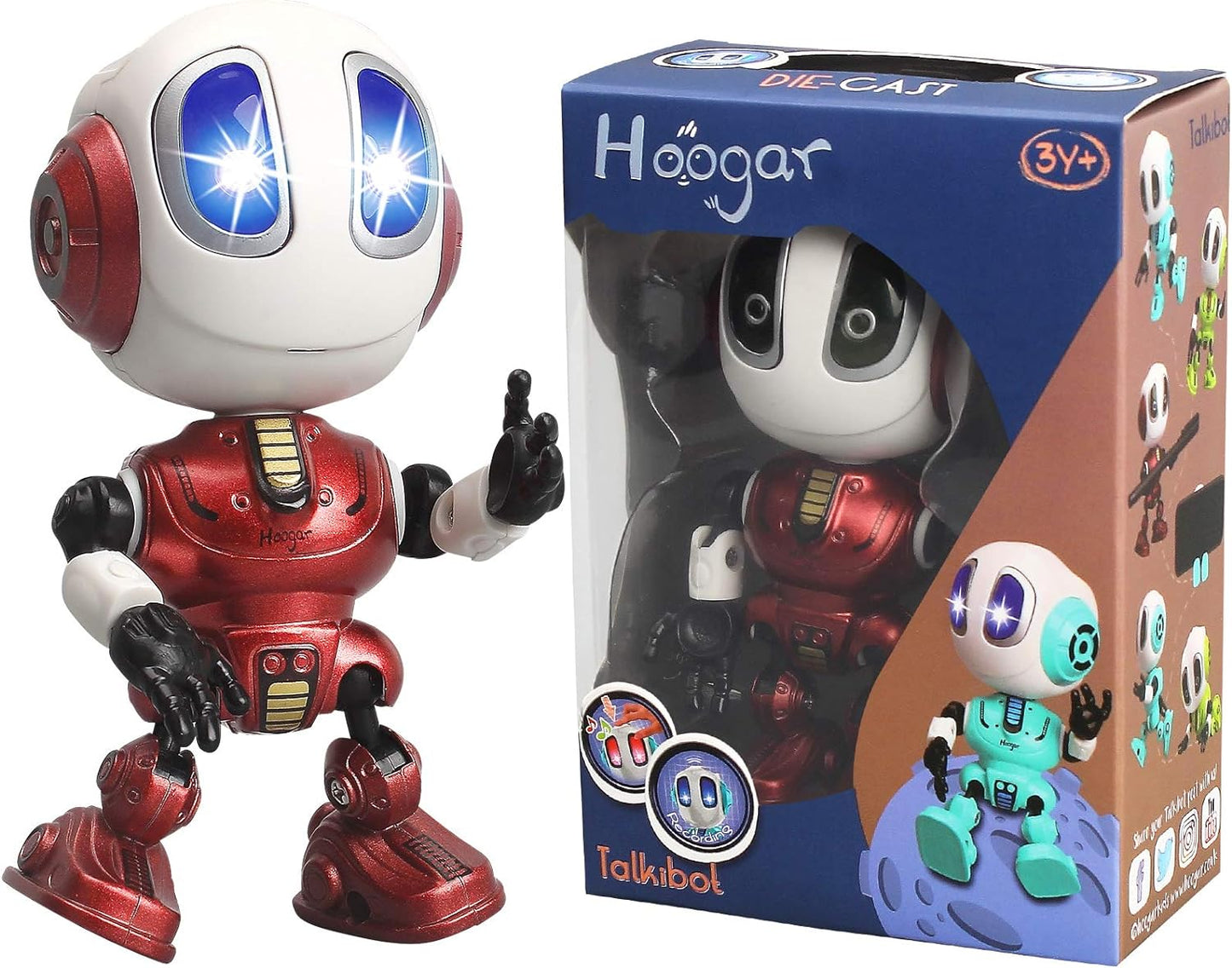HOOGAR Roboterspielzeug für Kinder im Alter von 3 4 5 6 7 8+ Jahren, Jungen und Mädchen, Geburtstagsgeschenke für Kinder