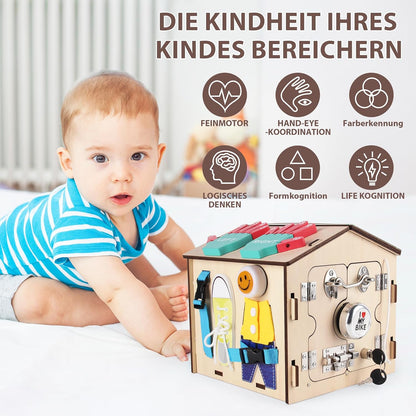 Ryosee Montessori Spielzeug Busy Board Lernen Sortierspiel Magnete Kinder lernspiele