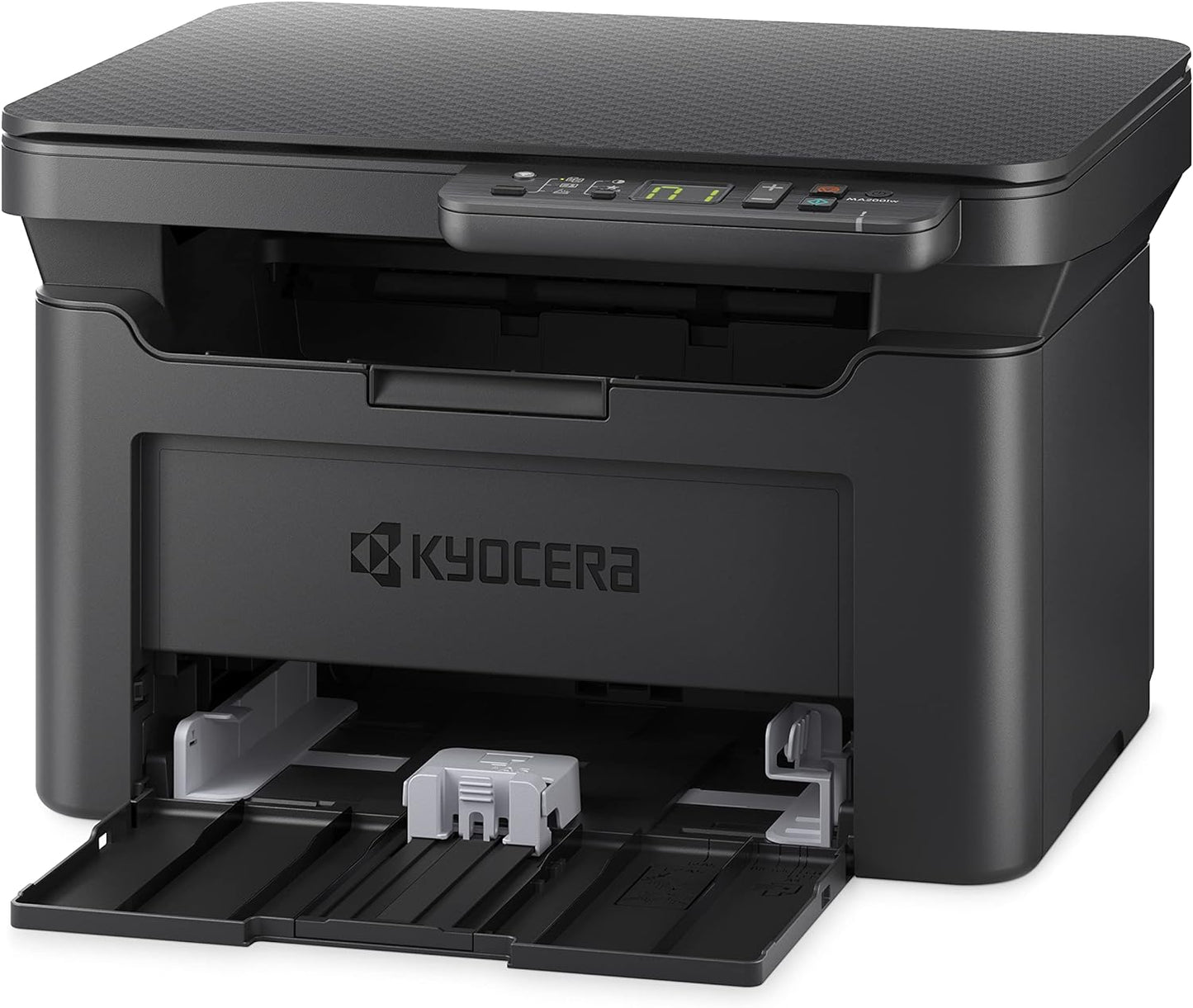 Imprimante laser multifonction Kyocera MA2001w WLan 3-en-1 Utilisé : Drucker Scanner Kopierer. 20 pages A4 par minute. USB 2.0, 1 200 ppp, fonction de numérisation non compatible avec Apple IOS