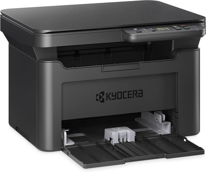 Imprimante laser multifonction Kyocera MA2001w WLan 3-en-1 Utilisé : Drucker Scanner Kopierer. 20 pages A4 par minute. USB 2.0, 1 200 ppp, fonction de numérisation non compatible avec Apple IOS