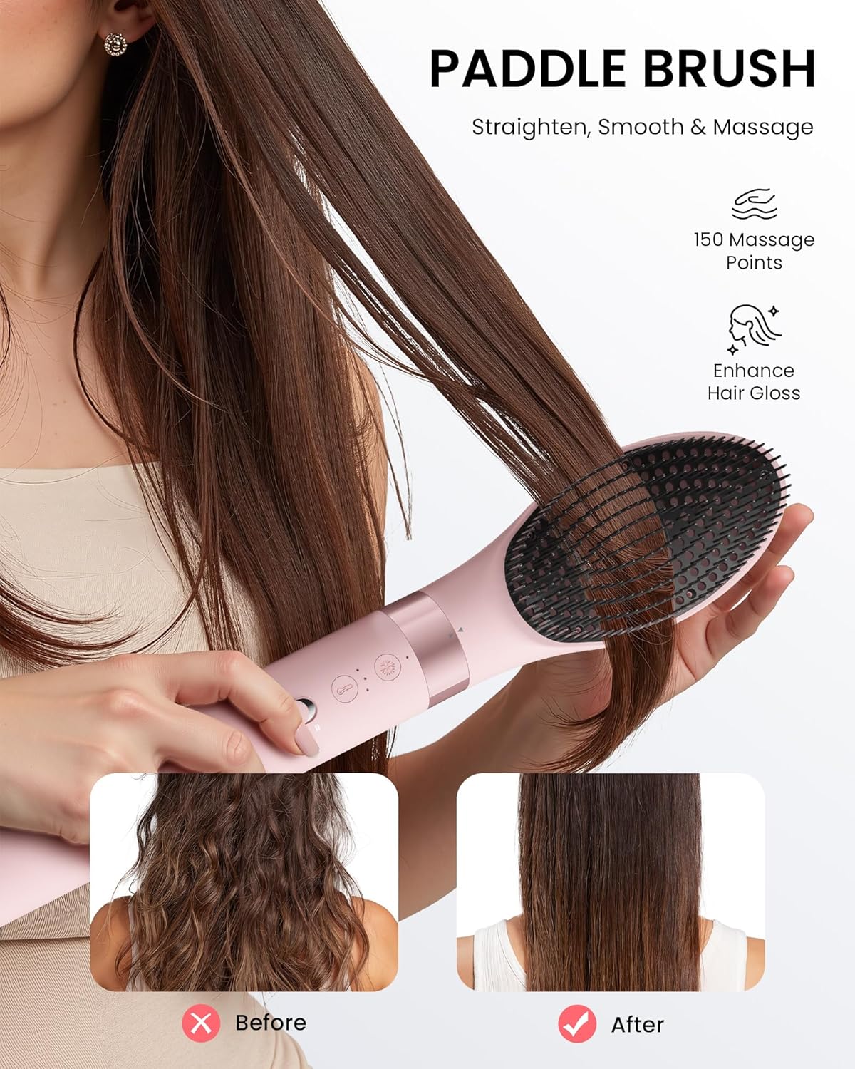 MESCOMB 5 in 1 Hairstyler Set, 110.000 U/min High-Speed Airstyler mit Ionen Haartrockner, Auto-Wrap Lockenstab & Volumenbürste, für tägliches Styling & Reisen (inkl. Tasche), Geschenk für Frauen