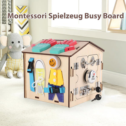 Ryosee Montessori Spielzeug Busy Board Lernen Sortierspiel Magnete Kinder lernspiele