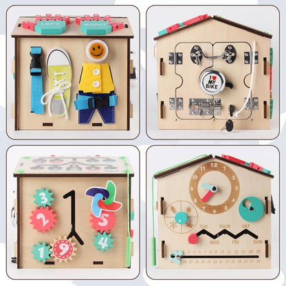 Ryosee Montessori Spielzeug Busy Board Lernen Sortierspiel Magnete Kinder lernspiele