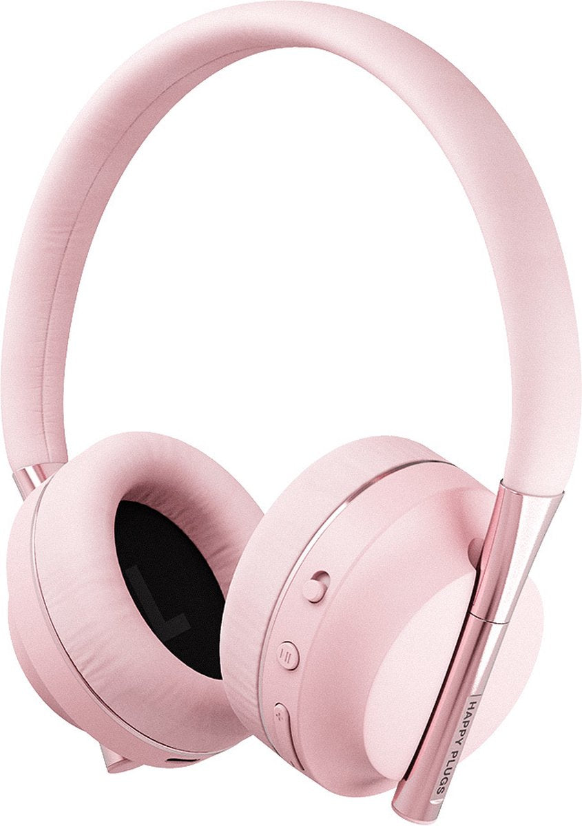 Happy Plugs - Play Wireless Headphones Over-Ear Kopfhörer 85dB Kabellos Bluetooth Kopfhörer Rosegold