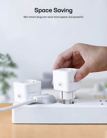 Teckin Mini Smart Plug, WiFi Smart Home Steckdose funktioniert mit Alexa, , Alexa Steckdose 3er pack mit Timerfunk, 2,4GHz-WLAN.