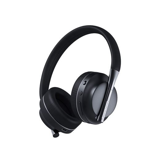 Happy Plugs - Play Wireless Headphones Over-Ear Kopfhörer 85dB Kabellos Bluetooth Kopfhörer Schwarz