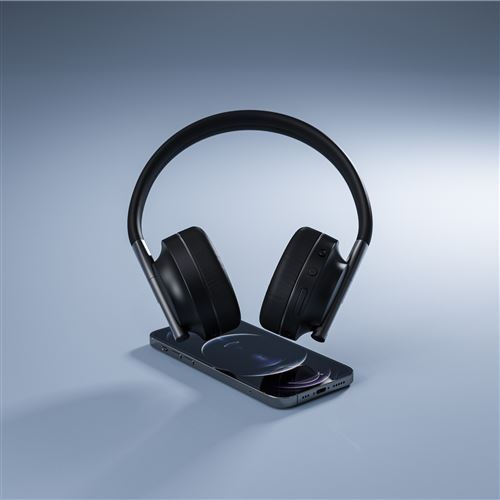 Happy Plugs - Play Wireless Headphones Over-Ear Kopfhörer 85dB Kabellos Bluetooth Kopfhörer Schwarz