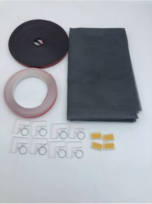 Fliegengitter Fenster Magnet,Selbstklebendes Fliegengitter für Fenster 150x180
