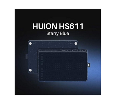 Tablette PC Huion HS611 Bleue 5080 pixels par pouce 258,4 x 161,5 mm USB bleu