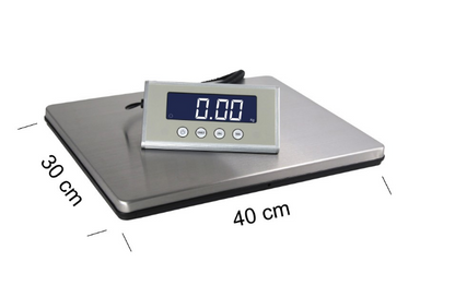 Plattformwaage SKA-4030 Paketwaage Digitale Zählwaage Max 150 kg - Teilung 10 g