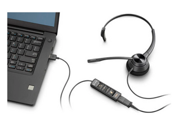 Casque Poly EncorePro 310 monaural QD 