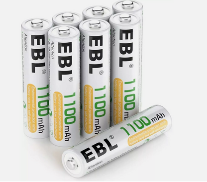 EBL AAA Akku 1100Mah 16 pièces - Piles rechargeables AAA, type NI-MH