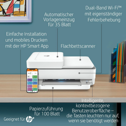 ENVY Pro 6420e Imprimante multifonction, Blanc 