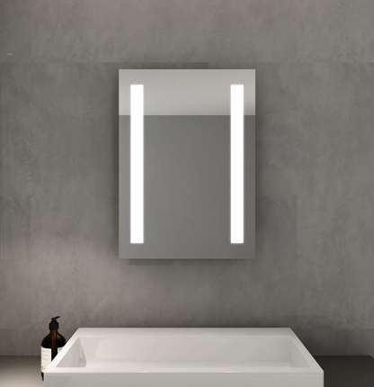 SONNI Badezimmer LED Spiegel Badspiegel mit Beleuchtung Wandschalter 45x60cm GTBM003B