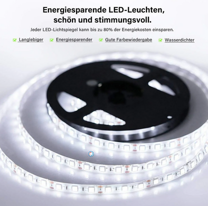 SONNI Badezimmer LED Spiegel Badspiegel mit Beleuchtung Touchschalter 45x60cm /50x70cm