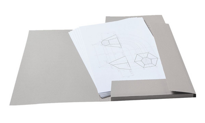 folia 10er-Pack Zeichenmappe A3 avec Verschlusssband 