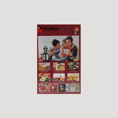 HOFFMANS HM-8840 Multi Zerkleinerer 1200W  2L elektrischer Zerhacker Küchengerät Chopper