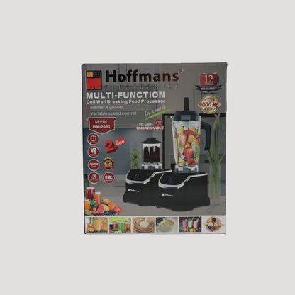 HOFFMANS HM-2081 Küchenmaschine multifunktional 9000W 2.8 L Standmixer inklusive Kaffeemühle Rot