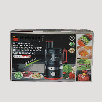 HOFFMANS HM-2076 Robot culinaireKompakt-Küchenmaschine Mixer 1000W Noir