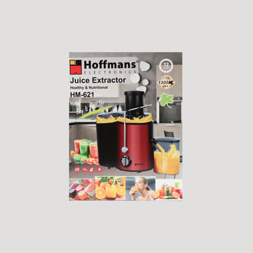 HOFFMANS HM-621 Entsafter, 1200W geräuscharme Saftmaschine pour vitamines riches Obst et Gemüses